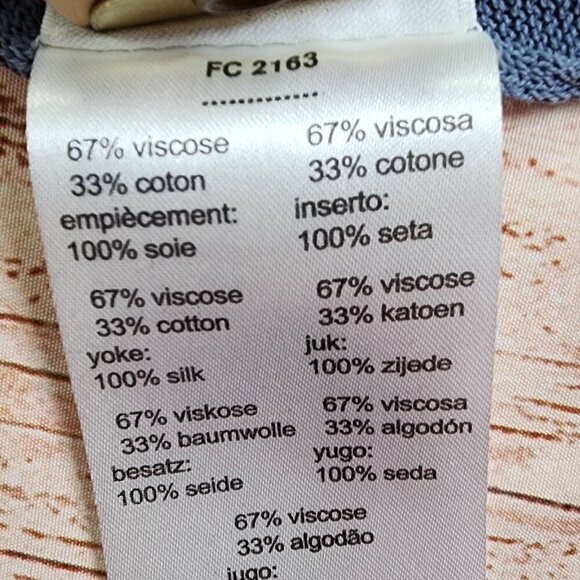 Lacoste Womens Blue Pocketed Knit Dress With Back Tie Size 32 - Picture 11 of 14